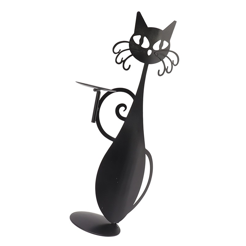 Home Decor Candlestick Durable Cat Candle Holder Decorative Candlestick Holder