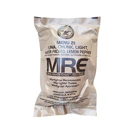 Ultimate 2018 US Military MRE Complete Meal Inspection Date January 2018 or Newer (Lemon Pepper Tuna)