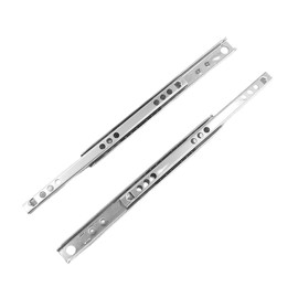 Boxonly Two Way Drawer Slides with Smooth Glide - 7 8 10 12 13 16 Inch Long, 0.7 Inch/17mm Wide, Soft Close Drawer Rails Drawer Glides for Kitchen Dresser Office & Laboratory, 1 Pair