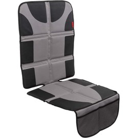 Lusso Gear Car Seat Protector - Waterproof Seat Protector & Non-Slip Backing - Waterproof Car Cover & Easy Clean-Up - Dual Mesh Storage Pockets & Travel Convenience - Gray