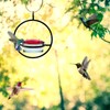 3 Pcs Hummingbird Feeder Metal Hanging Bird Feeder for Outdoor