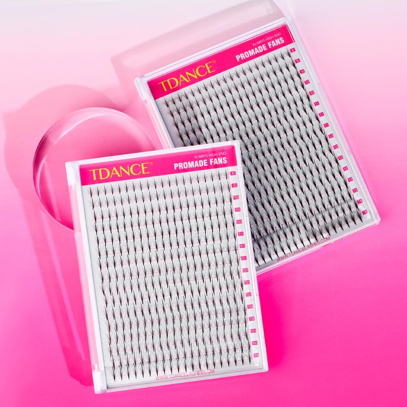 TDANCE Premade Fans Eyelash Extensions 320 Fans Pre Made Fans