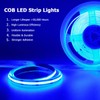 TOPAI 12V COB LED Strip Light Blue 16.4ft Waterproof IP65