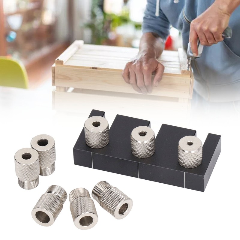 Hole Punch Locator Jig 3 in 1 Log Tenon Woodworking