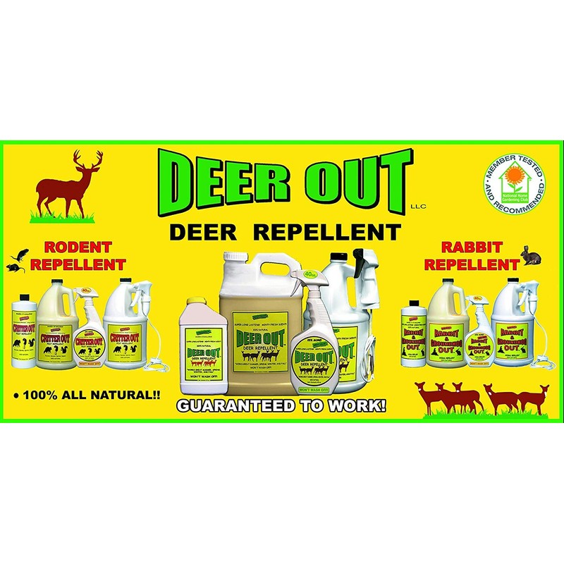 DEER OUT® 1 Gallon Ready-to-Use Refill - Deer Repellent.