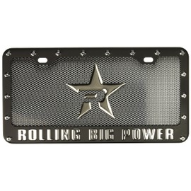 RBP RBP-4121ZR License Plate Frame Kit, Black