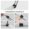 JiGiU 4PCS Joint Connector Extrusion Corner Connector 2020 Joint Aluminium