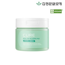 Kim Jeong-mun Aloe 김정문알로에 큐어 피토그린 릴렉싱 토너패드 60매 Kim Jeong-mun Aloe Cure Phytogreen Relaxing Toner Pad 60 Sheets