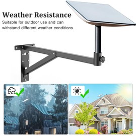 25inch Starlink Mounting Kit for V2,Starlink Wall Mount Compatible V2 Starlink,Made of Thickened and Durable Materials for Starlink Roof Mount ,Starlink Pole Mount for Starlink Gen 2(Mount Kit Large)