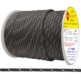 Tent Rope, Reflective Material, Length 166.3 ft (50 m), Diameter 0.2 inches (4 mm), Bobbin Wrap, Tent Rope, Paracord, Tension Rope, Survival, Outdoor, Camping, Guy Line, Tent Fixing, Multi-functional, DIY Braiding Guide Rope, Tarp Rope, Guy Rope, For Fix