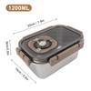 304 Stainless Steel Food Storage Container with Lid Leakproof Bento