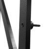 8 inch Large Modern House Numbers for outside, Black plastic