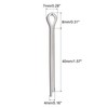 sourcing map Split Cotter Pin, 4mm x 40mm Stainless Steel