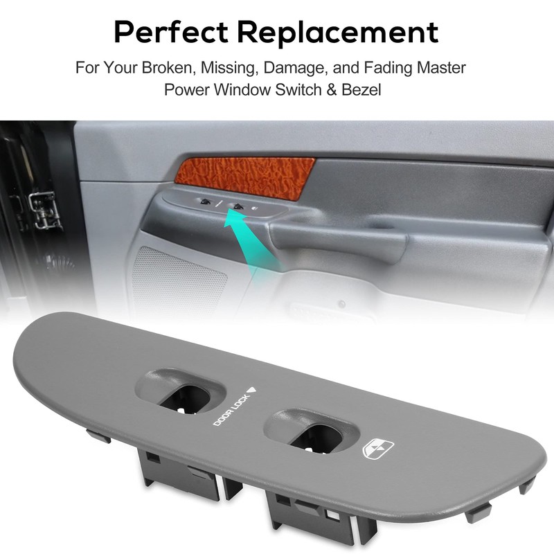 BASIKER - Cubierta para interruptor de ventana, panel de interruptor