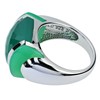 La Luna Design Women's Ring Rhodium-Plated 925 Sterling Silver with