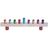 Majestic Giftware YE-HMU-1 Anodized Classic Chanukah Menorah, 12" x 7",