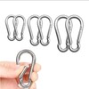MINBOOT SUS304 Stainless Steel Carabiner, Spring Hook, Spring Snap Metal