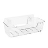 JJoexyfit Bath Toy Storage Organizer, Transparent Bath Toy Holder with