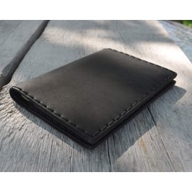 Black Passport Holder, Card Holder, Wallet, Durable Storage of ID, Credit Cards and Banknotes, Passport Case, Card Holder