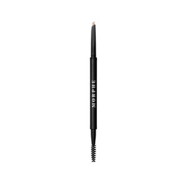 Morphe Definer Dual-Ended Brow Pencil & Spoolie - Eyebrow Pencil with Precision Slanted Tip for Shaping, Defining & Filling - Smooth, No-Tug Formula - Macadamia (0.003 oz)
