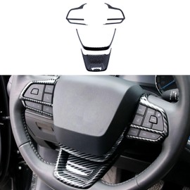 Barong for Toyota Highlander Sienna 2020-2024 Sienna Steering Wheel Trim 4pcs Carbon Fiber Color