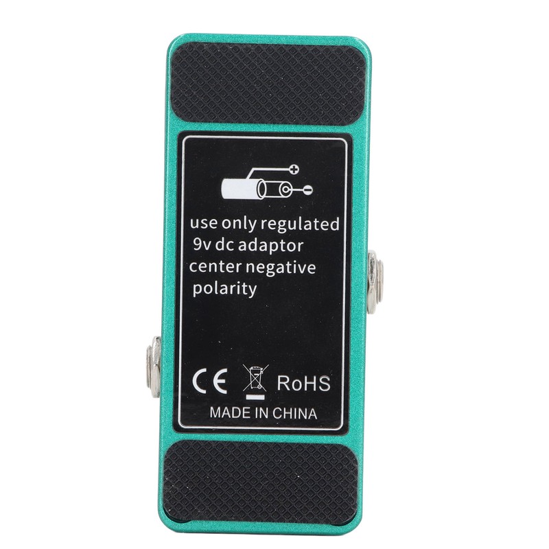 Overdrive Effect Pedal with Drive Level Tone Control Knobs Aluminum