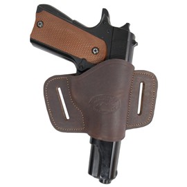 Barsony Quick Slide Gun OWB Brown Leather Holster for Taurus PT 92 99 Right