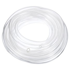 sourcing map PVC Tubing, 5.5mm ID x 7.5mm OD - 13 Feet Long Clear Vinyl Water Pipe, Lightweight Plastic Flexible Water Pipe for Aquaponics, Air Hose, Irrigation, 2mm Thickness