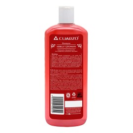 Shampoo Sabila Y Jitomate Para Cabello 550 Ml Cuarzo Natural
