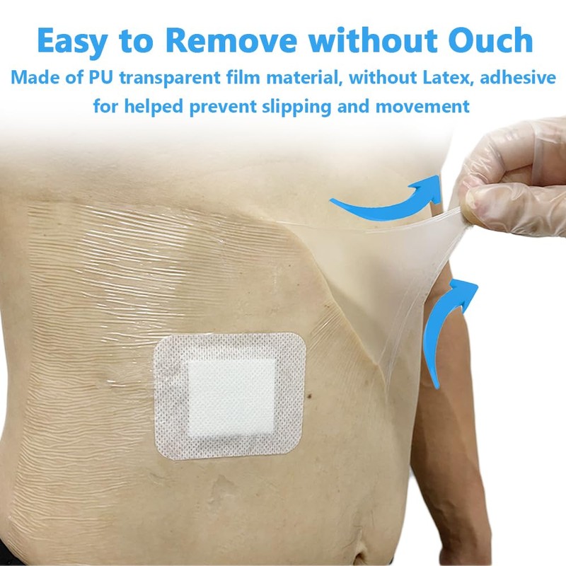 Shower Cover Bandage Protector Shield - Transparent Film PD Wound