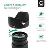 Cellonic® Camera Lens Hood N106 for Nikon P DX Nikkor