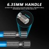 Unbranded 7Pack Magnetic screwdriver bit Bits set PH2 Anti-slip Hex