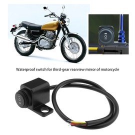 Interruptor de encendido y apagado impermeable izquierdo y derecho, interruptor de control de manubrio para motocicleta, faros antiniebla, accesorios para motocicleta, ATV, bicicleta eléctrica