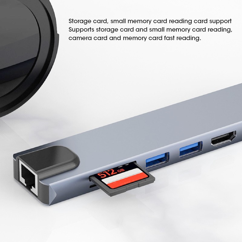 Docking Station Multi Function Multiport Aluminum Alloy High Transmission Speed