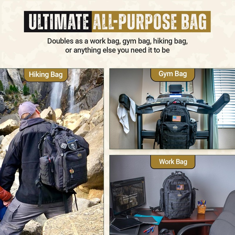 HighSpeedDaddy - Original Baby Diaper Backpack, Military-Grade, Waterproof Baby Travel