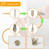 200 Pcs Self-Drilling Drywall Anchors with Screws,Easy to use, no