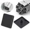 50Pcs End Cap Cover Black Plastic Fasteners for 2020/3030/4040 Standard