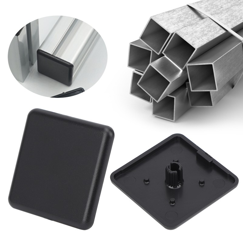 50Pcs End Cap Cover Black Plastic Fasteners for 2020/3030/4040 Standard