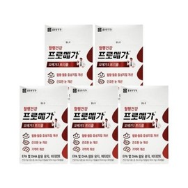 Chong Kun Dang Health Promega Omega3 Triple Enteric Coated Capsule 654mg x 60 Capsules (Renewal) 5 Boxes Ss / 종근당건강 프로메가 오메가3 트리플 장용성 캡슐 654mg x 60캡슐 (리뉴얼) 5박스 Ss