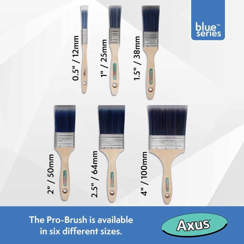 Axus Decor Pro Paint Brush (blue) - 1"/25mm - Painting