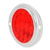 Grand General 80816 Red 3” Round Reflector with Aluminum Base