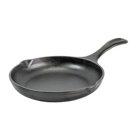 Lodge 8" Cast Iron Skillet - Chef Collection - Perfect Sear - Ergonomic Handles - Superior Heat Retention - Cast Iron Cookware & Skillet