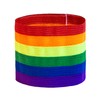 Sportacular Gear 5 Rainbow Bracelets with Velcro Fastening, Individually Adjustable,