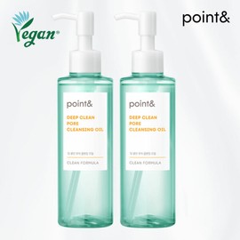 Aging to Wellness (현대Hmall)포인트앤 point 비건 저자극 딥클린 포어 클렌징 오일200mll X 2개 (Hyundai Hmall) Point & Point Vegan Low-irritant Deep Clean Pore Cleansing Oil 200ml X 2