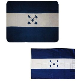 Trade Winds Wholesale Combo Lot Honduras Country 50"x60" Fleece Blanket & Honduras Country 3'x5' Polyester Flag