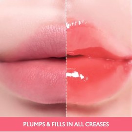 MILKTOUCH Jelly Fit - Tinte labial (05 Apple Pom) con efecto relleno refrescante y textura no pegajosa a base de agua, aceite brillante teñido de bell