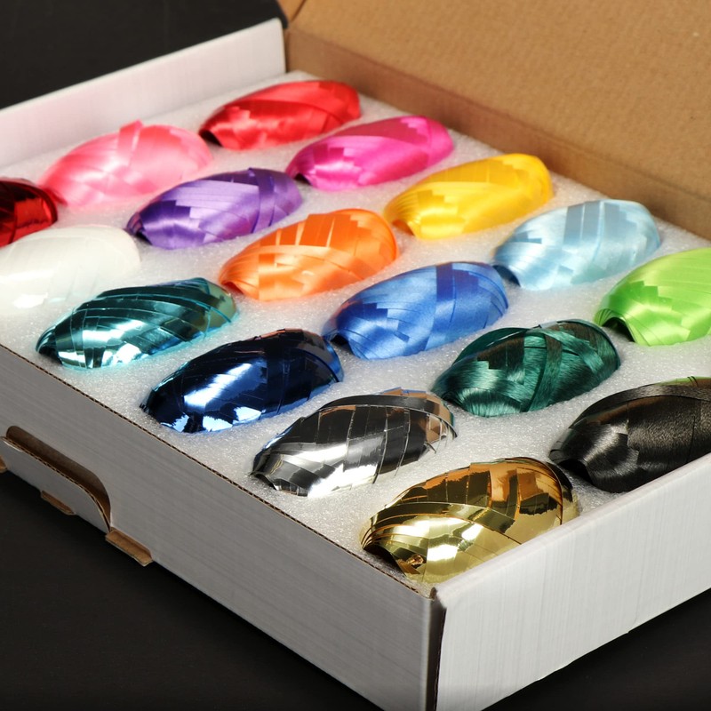 com-four® High Quality Poly Ribbon in Bright Colours 20 m