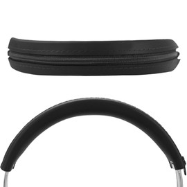 Adhiper Silicone Sweat Headband Cover for Beats Studio Pro & Studio 3 Headphones, Silicone Cover Headphone Cover Accessories for Beats Studio Pro, Studio 3 Headband, Washable & Sweatproof - Black