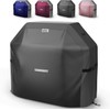 LIBZAKI Grill Cover 420D Waterproof, Weather Resistant, Rip-Proof, Anti-UV, Fade
