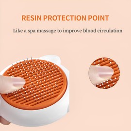 Dog Hair Brush,Self-Cleaning Deshedding Brush for Dogs,Gently Removes Loose Undercoat for Dogs and Cats,Slicker Brush for Pets Self-Cleaning,Ideal for Pet Grooming and Comfort（White）